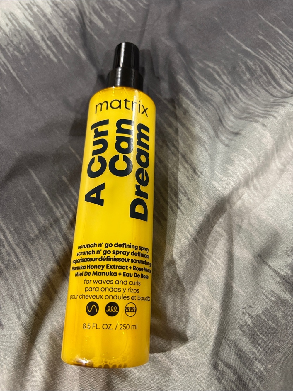 Matix A Curl Can Dream Defining Spray
